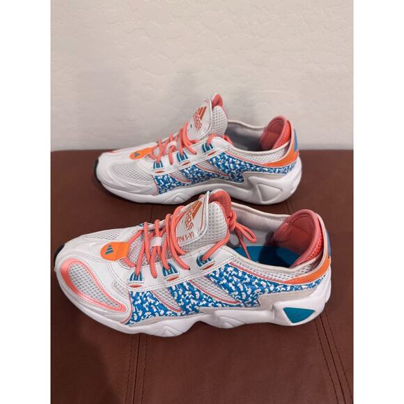 Adidas EQT FYW S-97 Men’s Size 9 Sneakers White Coral Blue Retro 90s NWT EE5306 - Picture 13 of 13